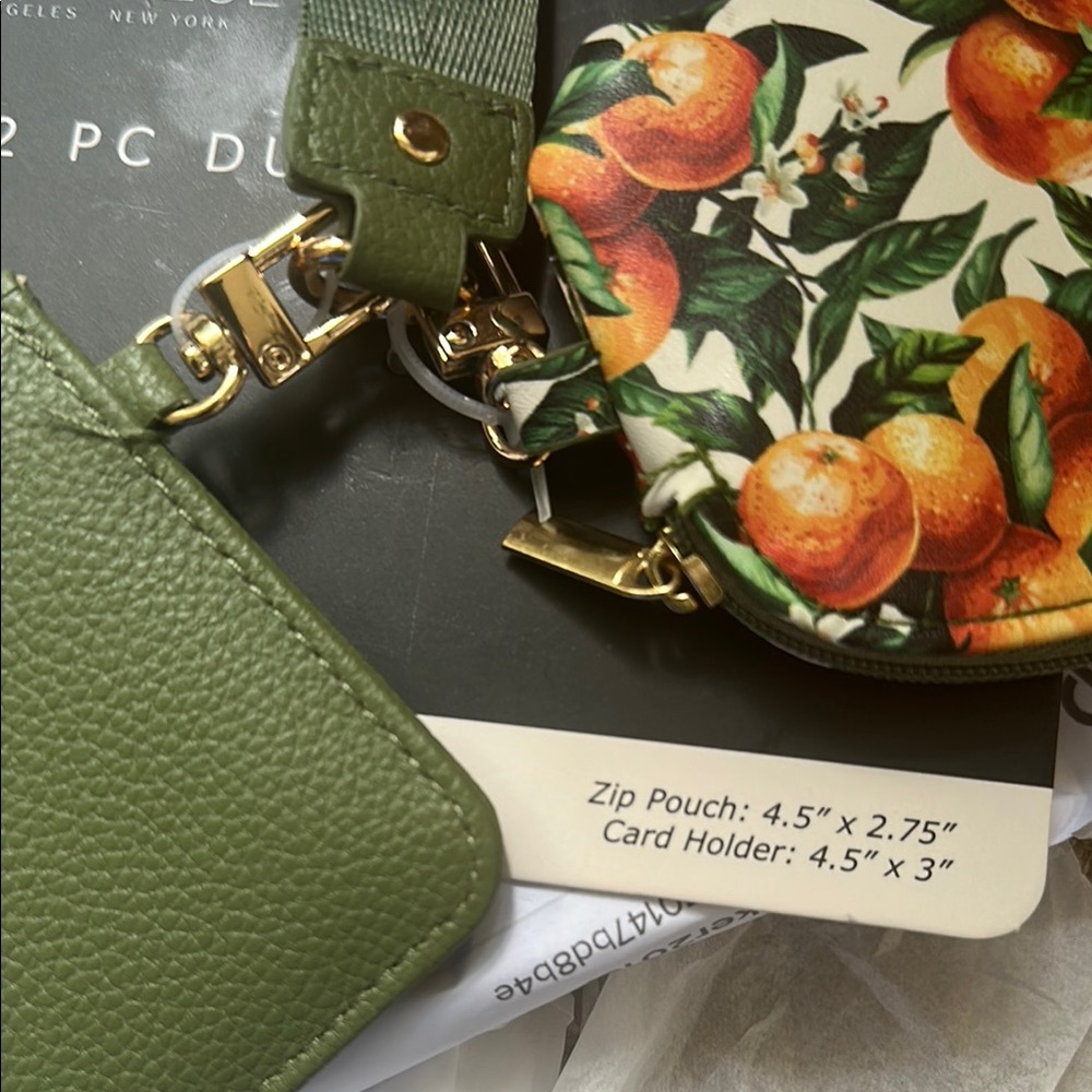 Rachel Zoe Green and Orange Clutches - Picture 9 of 16